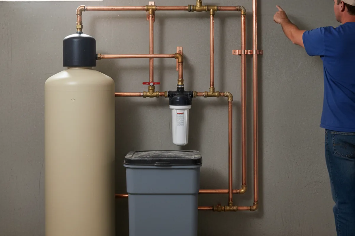 Whole-house water treatment system installed in Romeo